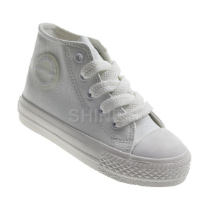 PU High Top Vulcanized Shoes for Children